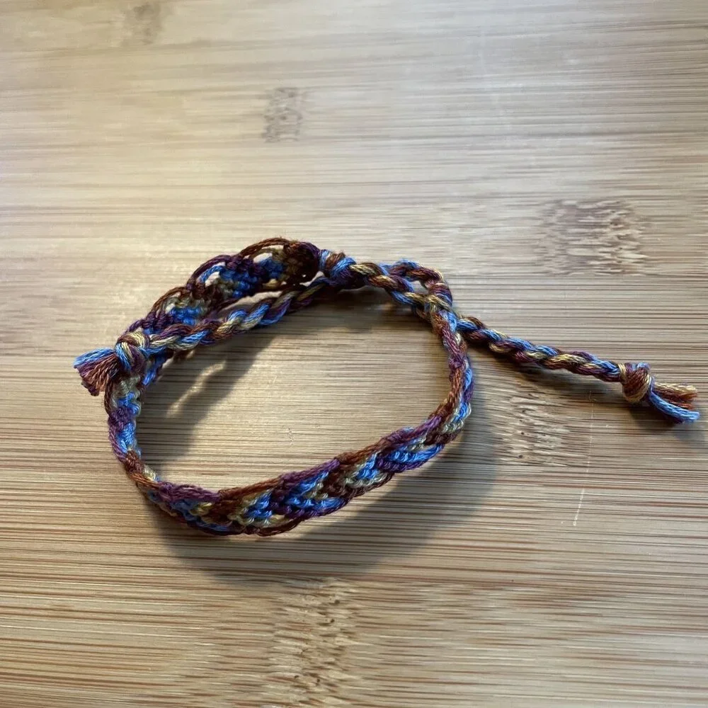 Reagan Bracelet, anklet, trendy, comfortable, tie, embroidery thread, woven, gif